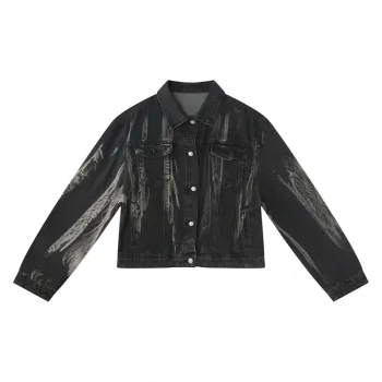 Tie Dye Punk Trend Denim Jacket
