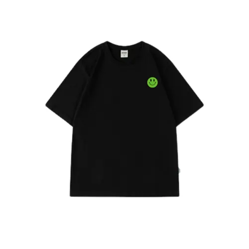 Trendy Smiley Face Half Sleeve Oversize T Shirt
