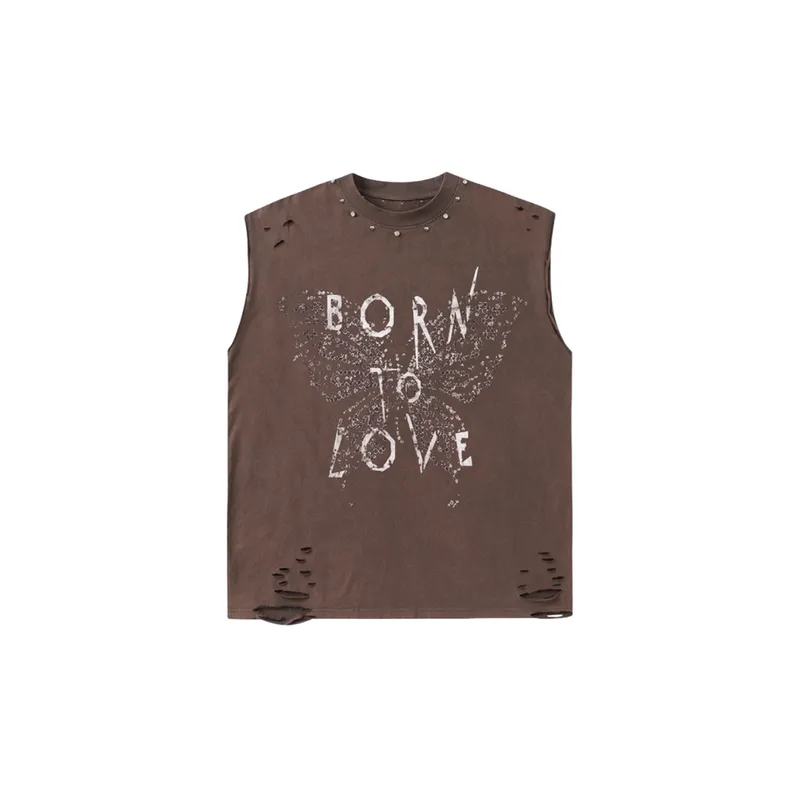 Loose Trendy Sleeveless Vest-0