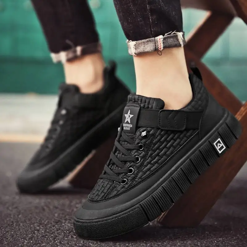 Simple Warm Skateboarding Shoes-7