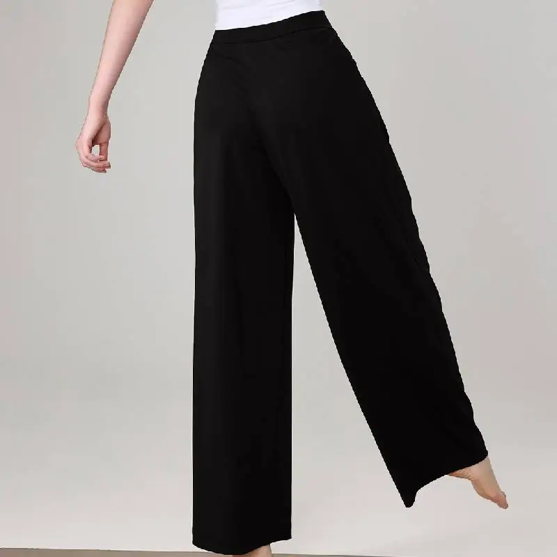 Fashionable Breathable Polyester Cotton Blend Sports Pants Women-5