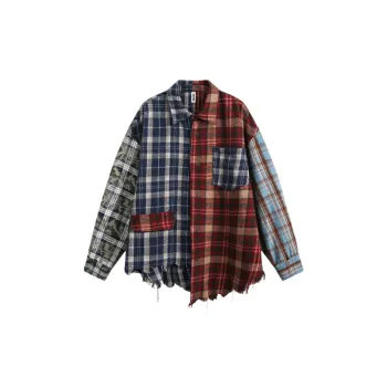 Casual Plaid 100% Cotton Shirt