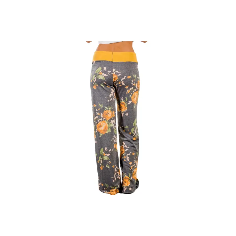 Fashionable Loose Polyester Casual Pants Women-5