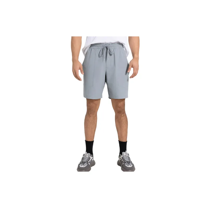 Sporty Breathable Cotton Blended Fabric Casual Shorts-6