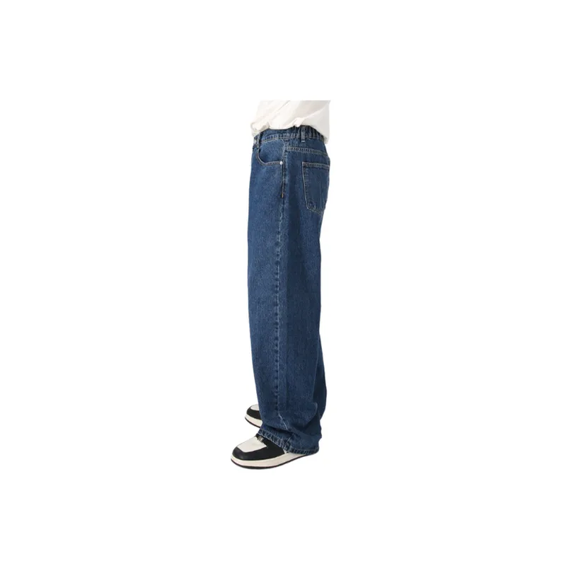 Loose Straight Leg Jeans-5