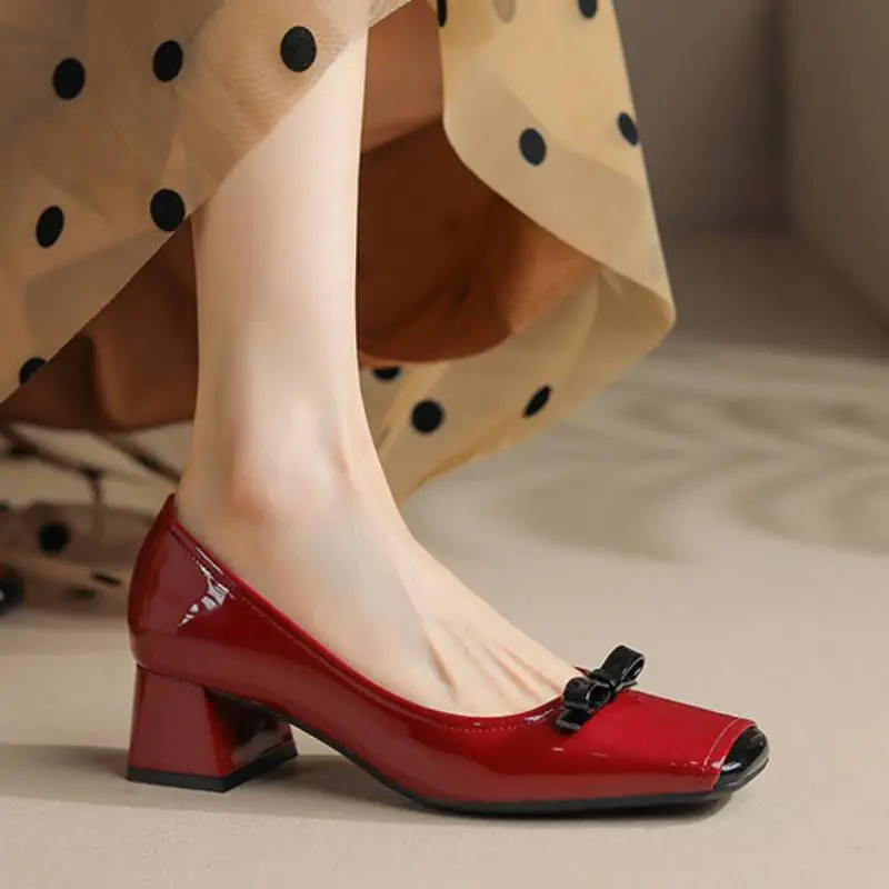 Casual Bow High Heels-2