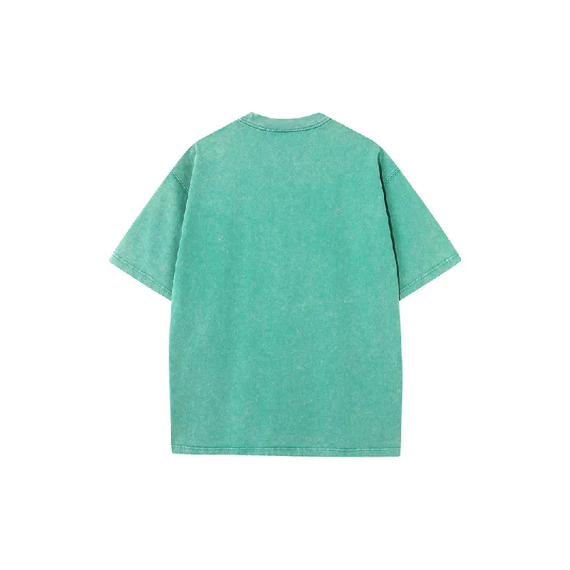 Fashionable Washed 100% Cotton T Shirt-13