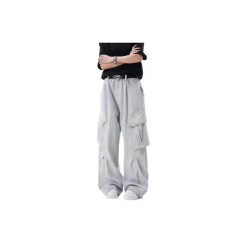 Retro Street Denim Cargo Pants