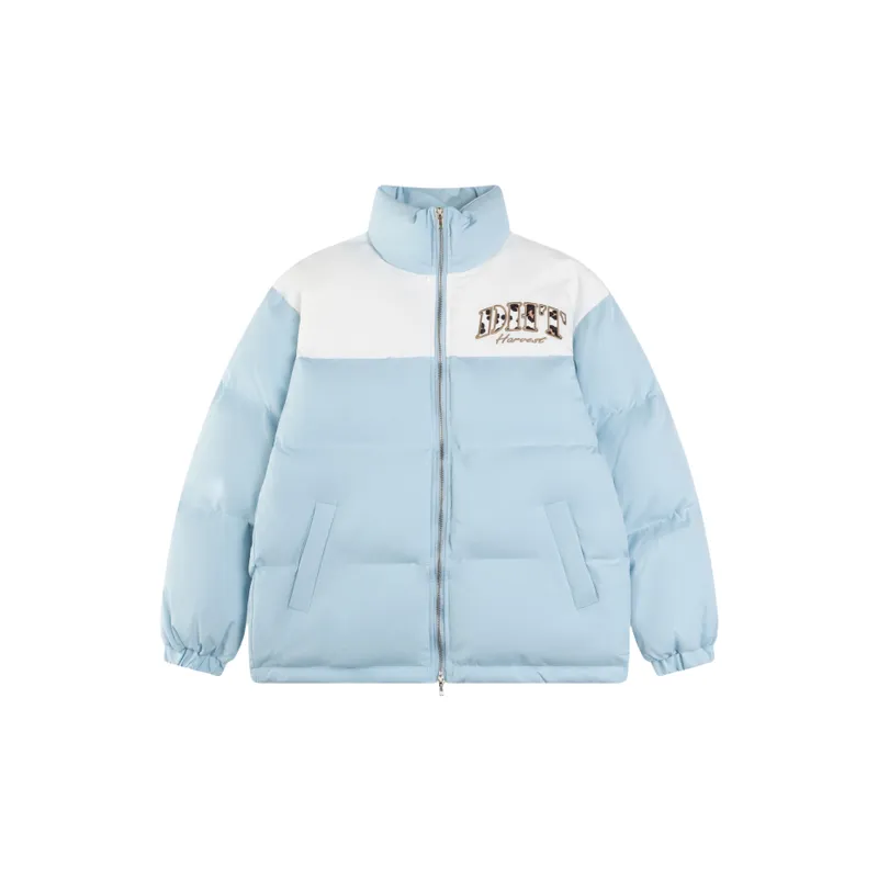 Simple Loose Quilted Jacket-2