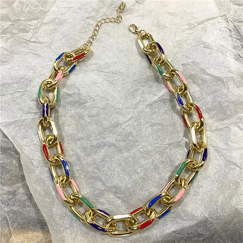 Fashionable Geometric Necklace Women-2