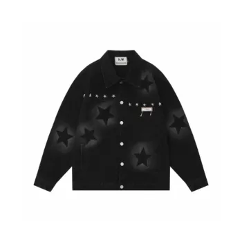 Retro Tie Dye Fashionable Loose Casual Jacket