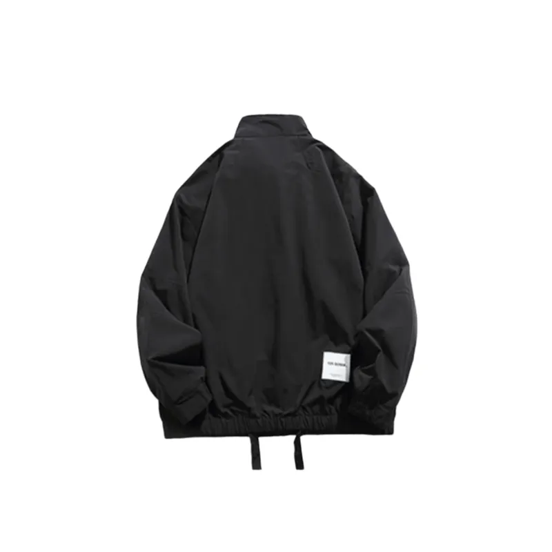 Loose Casual Hoodless Coat-1