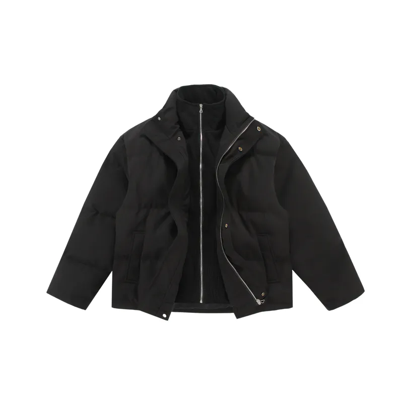 Loose Fashionable Quilted Jacket-1
