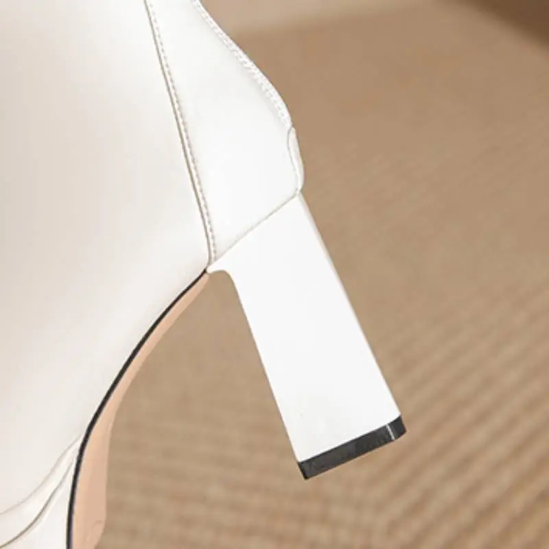 Simple Rhinestone High Heels-7
