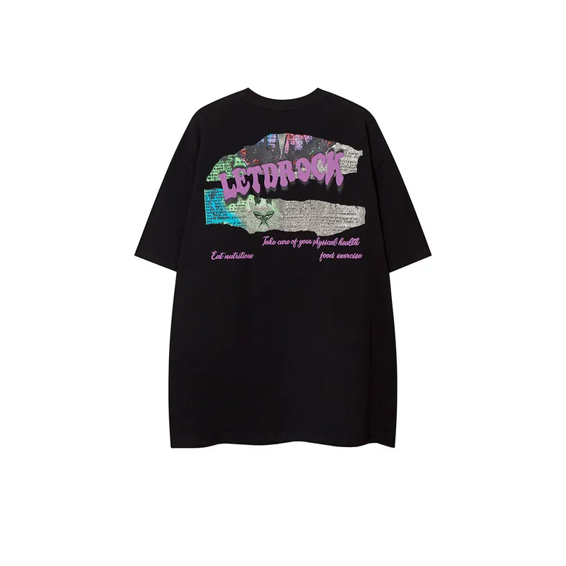 Graffiti Print Casual Trendy T Shirts-1