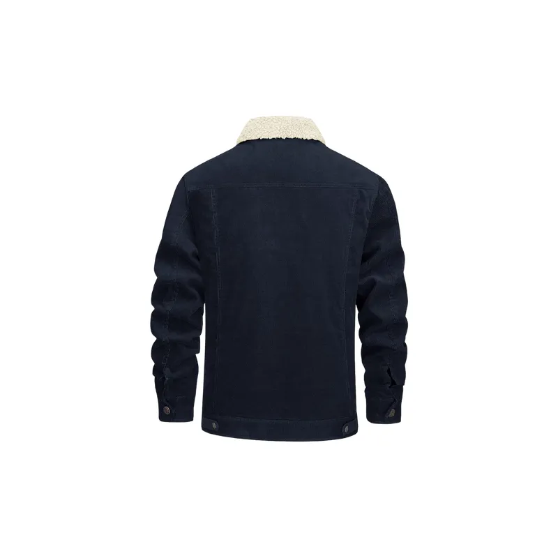 Casual Loose Corduroy Jacket-5