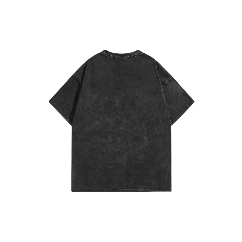 Basics Washed Combed Cotton T Shirt-1