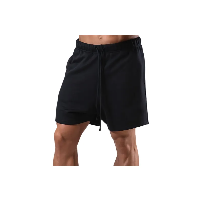 Trendy Simple Cotton Sports Shorts-0