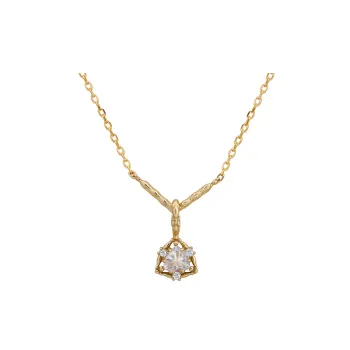 Simple Gemstone Necklace