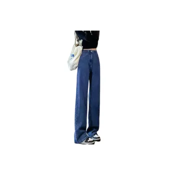 Simple Plain Jeans Women