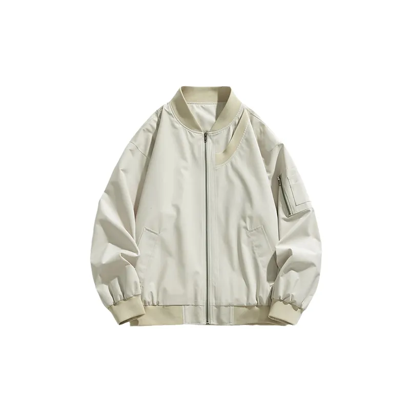 Retro Casual Blended Synthetic Fabrics Jacket-4