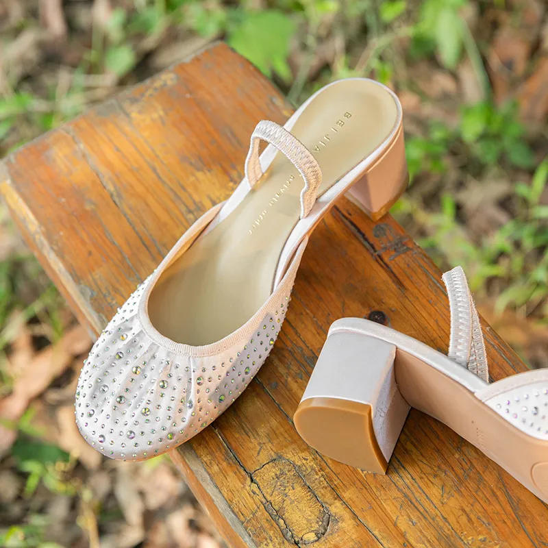 Elegant Rhinestone High Heels-6