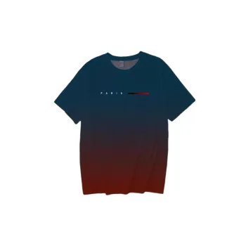 Fashionable Loose Mesh Fabric T Shirt