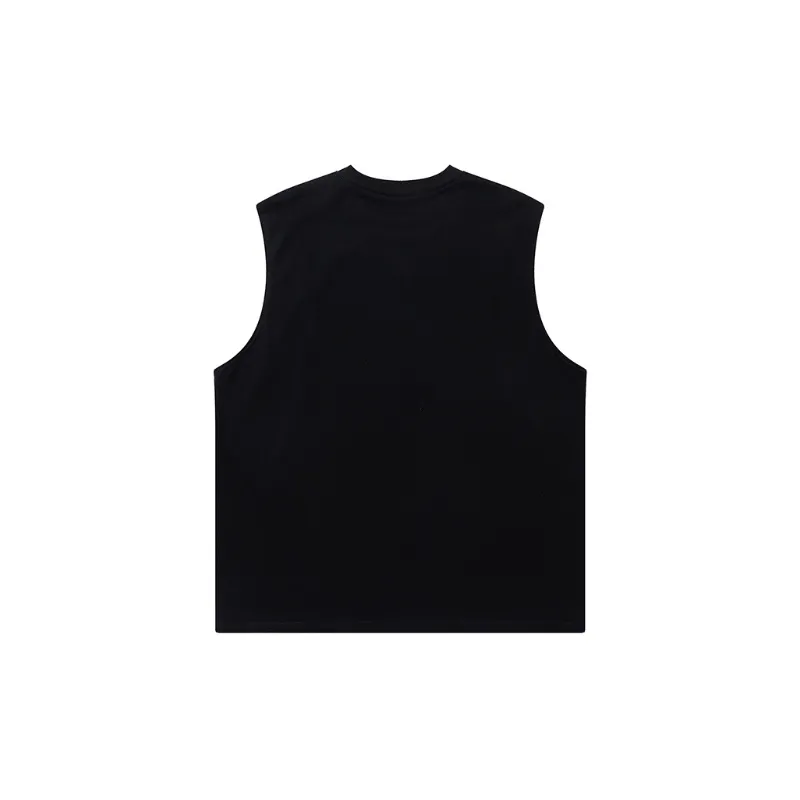 Retro Trendy Couple Loose Vest-5