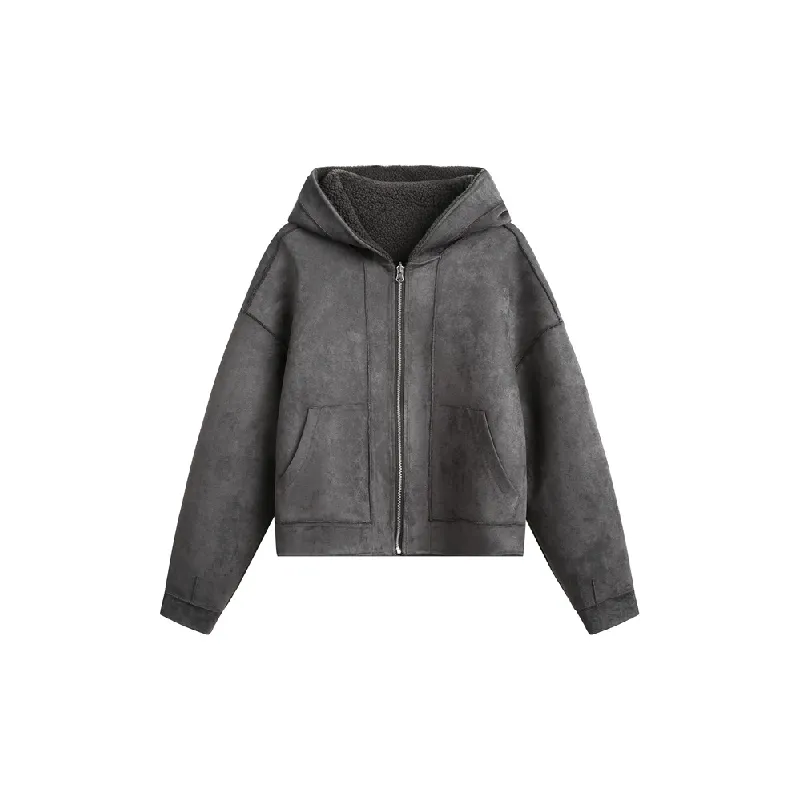 Retro Warm Polyester Velvet Jacket-8
