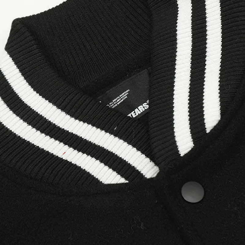 Embroidery Casual Baseball Jersey-4