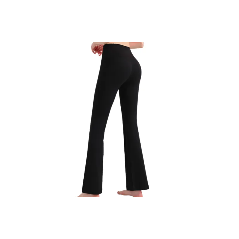 Simple Skin friendly Nylon Workout Pants Women-5