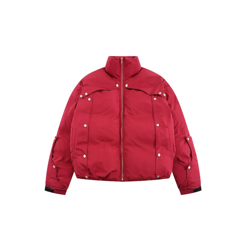 Niche Design Metallic Collar Tide Brand Cotton padded Coat