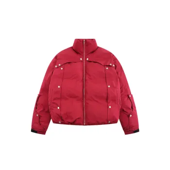 Niche Design Metallic Collar Tide Brand Cotton padded Coat
