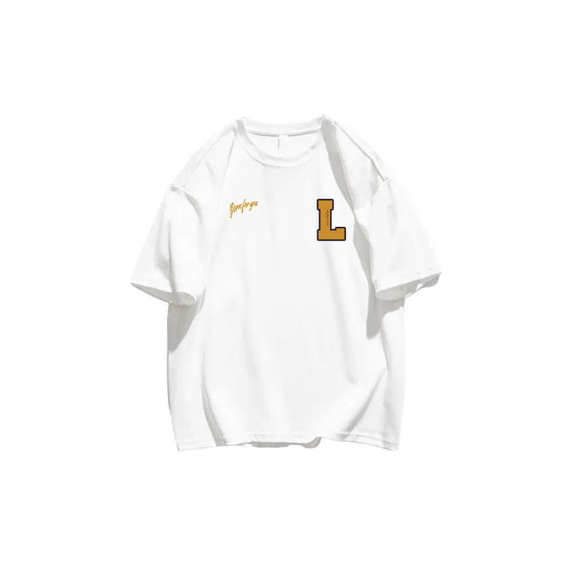 Hip Hop Pure Cotton Short Sleeved T Shirt-2