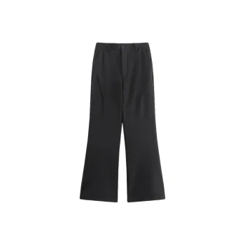 Casual Plain Blended Synthetic Fabrics Suit Trousers