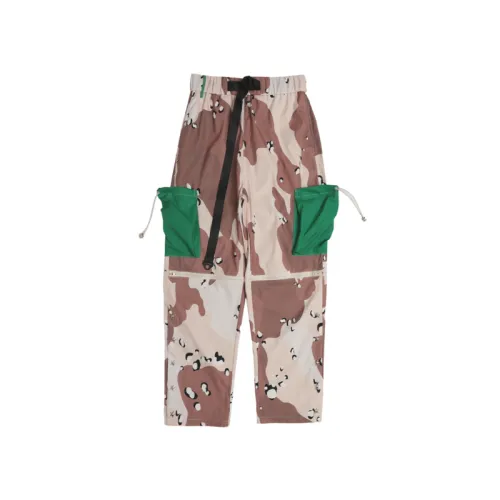 Casual Functional Style Camouflage Trousers