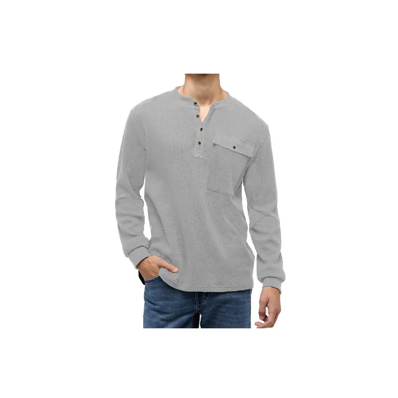 Casual Long Sleeve T shirt-4