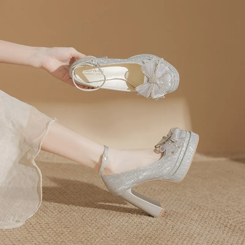 Fashionable Luminous High Heels-1
