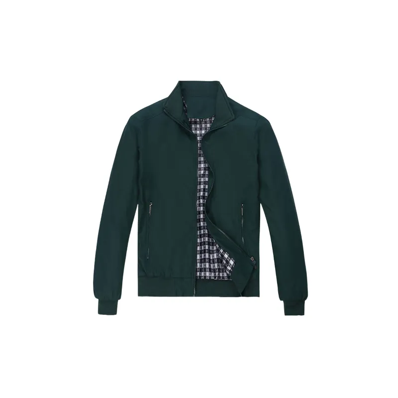 Casual Zipper Blended Synthetic Fabrics Jacket-0