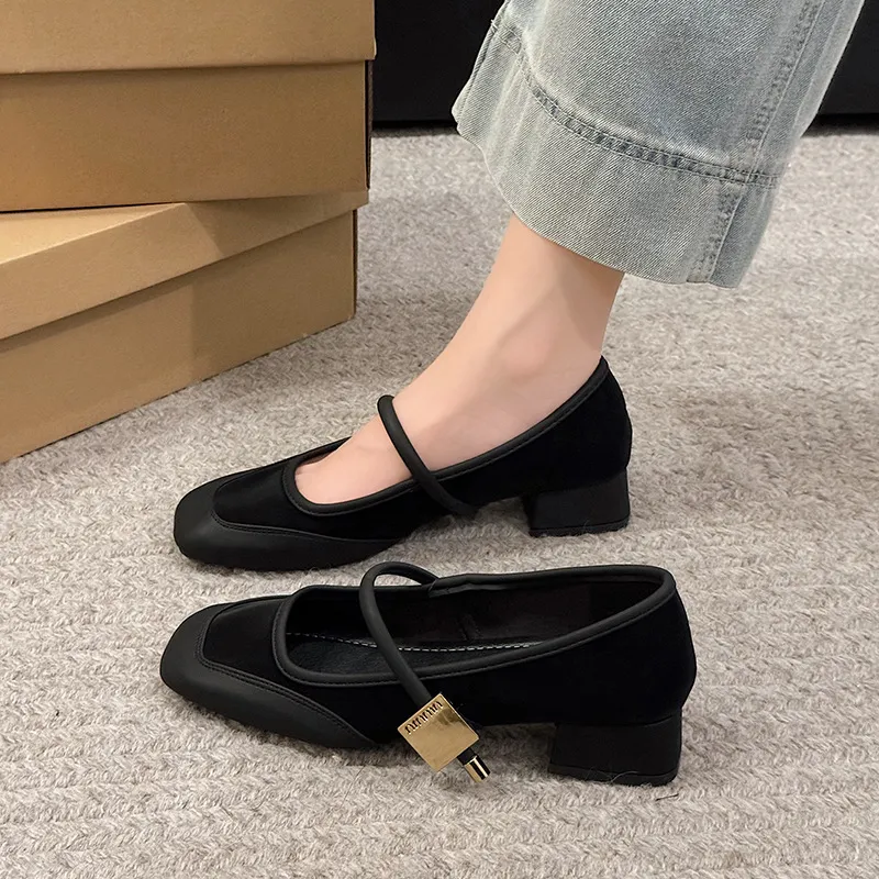 Casual Fashionable Simple Mary Jane Shoes-1