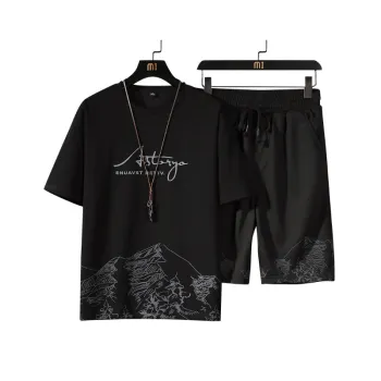 New Snow Mountain Print Two Piece Set