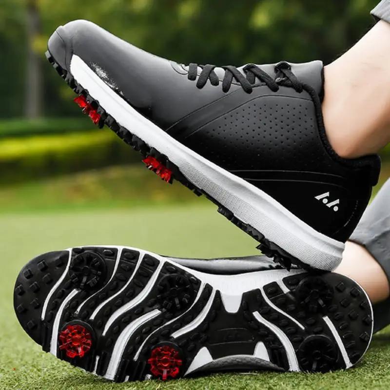 Sporty Breathable Golf Shoes-4