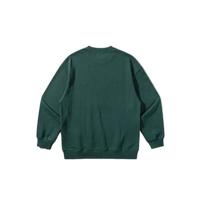 Loose and Versatile Letter Embroidered Casual Sweatshirt-1