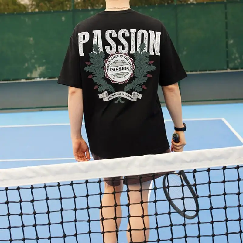 Fashion Loose 100% Cotton T Shirt-9