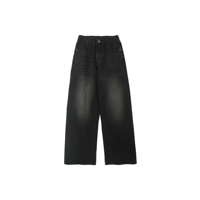Straight Leg Loose Jeans-3
