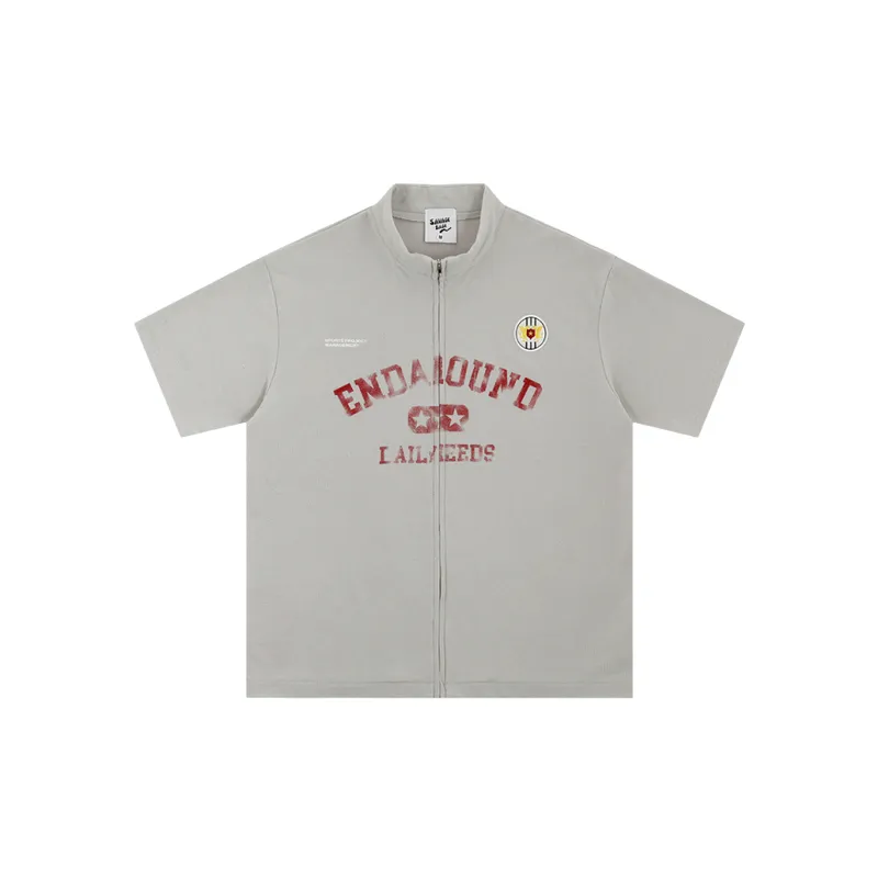 Casual Loose Cotton Blended Fabric T Shirt-0