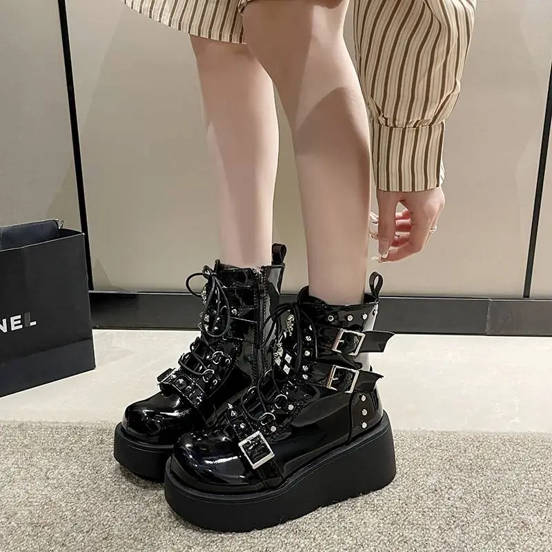 Sexy Funky Ankle Boots-1