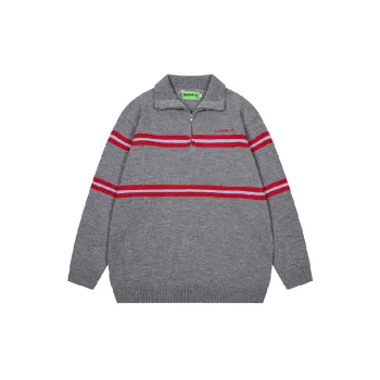 Retro Fashion Blended Synthetic Fabrics Sweater