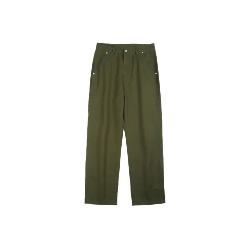 Retro Straight Leg Cotton Casual Pants