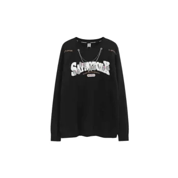 New Trendy Letter Niche Personalized Loose Top